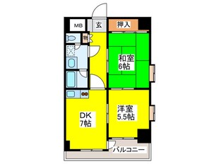 セントポーリア アビコの物件間取画像